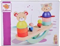 Eichhorn Stapelspielzeug Kleinkindwelt Stapelspiel Friends Wippe Steckteilen 11...