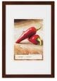 Walther Bilderrahmen Holzrahmen BP430N Peppers 24x30 nu&szlig;baum