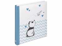 Walther Design Fotoalbum Babyalben Little Panda, buchgebundenes Babyalbum,