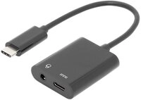Digitus Digitus Audio Adapterkabel [1x USB-C&reg; Stecker - 2x USB-C&reg; Buchse, Klin