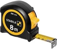 Ma&szlig;band STABILA Taschenbandma&szlig; 8 m metrische 1000-er Skala BM 100