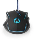 Nedis GMWD210BK Gaming-Maus (elektronisch, 3600 dpi, programmierbare Tasten,