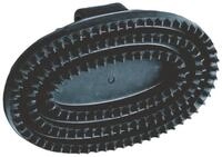 Kerbl Striegel Gummistriegel oval 15 cm x 10,5 cm schwarz 3210, (1-tlg)