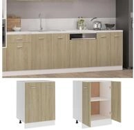 vidaXL Unterschrank Sonoma-Eiche 60x46x81,5 cm Holzwerkstoff
