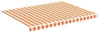 vidaXL Markise Markisenbespannung Gelb und Orange 4x3 m