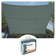 PEREL Sonnensegel Perel Sonnensegel, wasserabweisend, 3.6 x 3.6 m, 160 g/m&sup2;,
