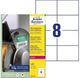 Avery Zweckform Etiketten Folien-Etiketten ultra-resistent A4 105x74mm VE=400