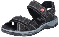 Rieker Sandale, Sommerschuh, Outdoorschuh, Keilabsatz, in Trekking-Optik
