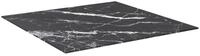 vidaXL Tischplatte, Schwarz 70x70 cm 6 mm Hartglas in Marmoroptik