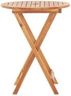 vidaXL Gartentisch, Klappbarer Outdoor Tisch 60 x 75 cm Massivholz Akazie