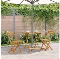 vidaXL Gartentisch vidaXL Klappbarer Gartentisch 60x60x75 cm Massivholz Akazie