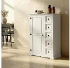 IDIMEX Hochschrank TEQUILA Kommode Highboard Schubladenschrank Holz
