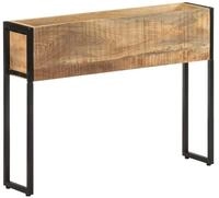 vidaXL Blumentopf Pflanzk&uuml;bel 90x20x68 cm Raues holz (1 St)