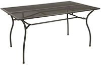 DEGAMO Gartentisch CLASSIC (1-St), 90x150cm, stabiles Stahlgestell, Tischplatte