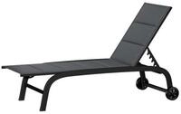 blumfeldt Gartenliege Limala, Sonnenliegen f&uuml;r den Garten Balkon mit Rollen...