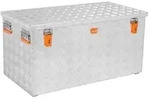 ALUBOX Aufbewahrungsbox aus Aluminiumriffelblech massive Transportkiste (250 Liter),