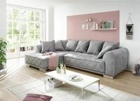 ED EXCITING DESIGN Ecksofa Sentina L-Form, mit R&uuml;ckenkissen