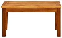 vidaXL Gartentisch, Garten-Couchtisch 70x40x36 cm Massivholz Akazie