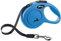 flexi Flexileine FLEXI Rollleine New CLASSIC Gurt - 3m, bis 12kg Farbe: Blau