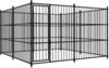 vidaXL Hundezwinger Outdoor-Hundezwinger 300×300×185 cm schwarz 300 cm x 185...