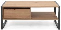 Finori Couchtisch Couchtisch Denver 55 Artisan-Eiche und Anthrazit (1-St)