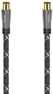 Hama Antennenkabel 10m Koax mit vergoldeten Steckern, 120 dB Schirmung f&uuml;r...