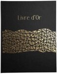 EXACOMPTA Fotoalbum G&auml;stebuch ARAMY 27x22 cm, 100 Seiten, Goldschnitt - Schwarz -