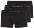 Tommy Hilfiger Underwear Trunk TRUNK 3 PACK (3-St) mit kontrastfarbenem Logobund