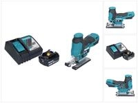 Makita Akku-Stichs&auml;ge DJV 185 RF1 Akku Pendelhubstichs&auml;ge 18 V Brushless + 1x...