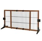lionto Hundegitter aus Pinienholz, Welpenschutzgitter (ausziehbar 106-180 cm,...