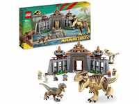 LEGO Angriff des T. rex und des Raptors aufs Besucherzentrum (76961)