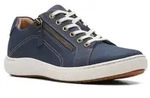 Clarks Clarks - Nalle Lace - 261635704 - Navy Nubuck Schn&uuml;rschuh blau 40,5 EU