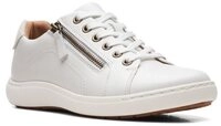 Clarks Clarks Nalle Lace - 261650014 - White Leather Schn&uuml;rschuh