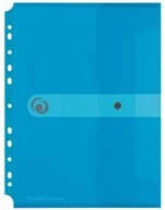Herlitz Collegeblock herlitz Dokutasche PP A4 transparent mit blau