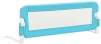 vidaXL Bett Kleinkind-Bettschutzgitter Blau 120x42 cm Polyester (1-tlg)