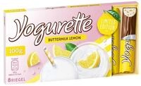 Yogorette Schokolade, Yogurette Buttermilch Lemon Limited Edition 8 Sommer Riegel