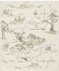 Komar Vliestapete Winnie the Pooh Map, 200x240 cm (Breite x Höhe)