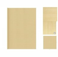 vidaXL Teppich Zeltteppich 400x400 cm Beige Wohnwagen Teppich Vorzelt Unterlage,