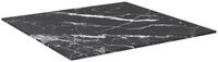vidaXL Tischplatte, Schwarz 50x50 cm 6 mm Hartglas in Marmoroptik