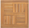 vidaXL Tischplatte Tischplatte Quadratisch 40x40x2,5 cm Massivholz Teak (1 St)