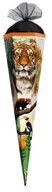 Roth Schult&uuml;te Tiger, 85 cm, eckig, mit schwarzem T&uuml;llverschluss, Zuckert&uuml;te...