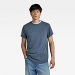 Kurzarmshirt G-STAR "Lash", Herren, Gr. L, blau (salute gd), Jersey, Obermaterial:
