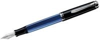 Pelikan F&uuml;llfederhalter Kolbenf&uuml;llhalter Souver&auml;n M805 Feder B schwarz/blau