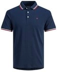 Jack & Jones Poloshirt JJEPAULOS (1-tlg) aus 100% Baumwolle