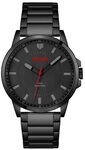 HUGO Quarzuhr #FIRST 1530187, Armbanduhr, Herrenuhr, Mineralglas, Edelstahlarmband