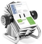 DURABLE Visitenkartenh&uuml;lle Visitenkarten-Rollkartei Visifix 400 Karten...