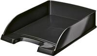 LEITZ Briefablage Briefkorb Wow Plus A4 Polystyrol schwarz