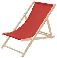ECD Germany Gartenliege Holz Liegestuhl Beachstuhl klappbarer Strandstuhl Strandliege