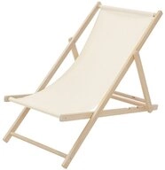 ECD Germany Gartenliege Holz Liegestuhl Beachstuhl klappbarer Strandstuhl Strandliege