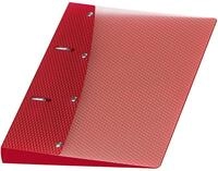VELOFLEX Ringbuchmappe VeloflexRingordner Diamond A5 rot 2-D-Ring-Mechanik 20 mm